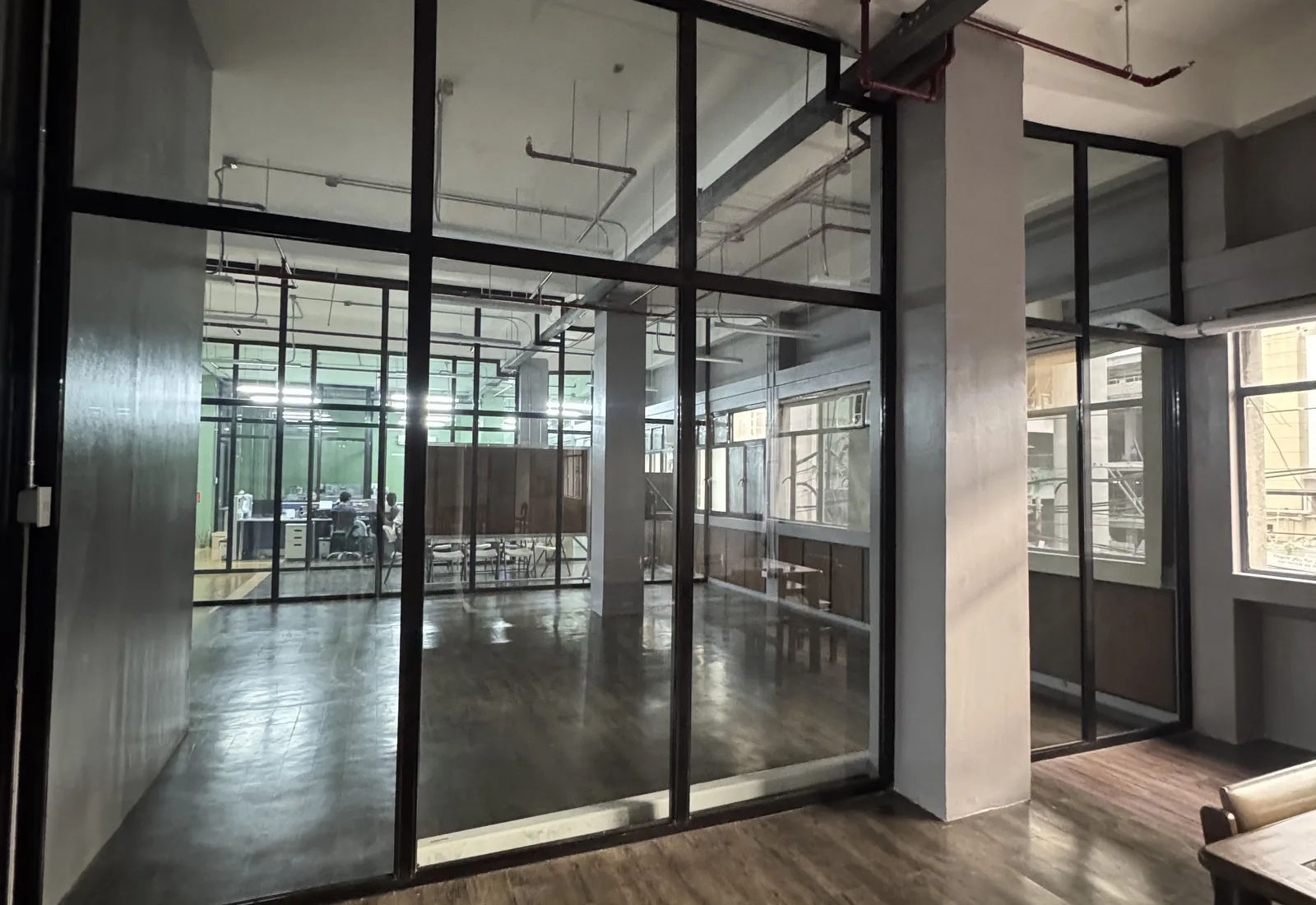 AB Head Office Renovation glass partition project